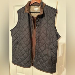 Peter Millar Quilted Travel Vest - Black